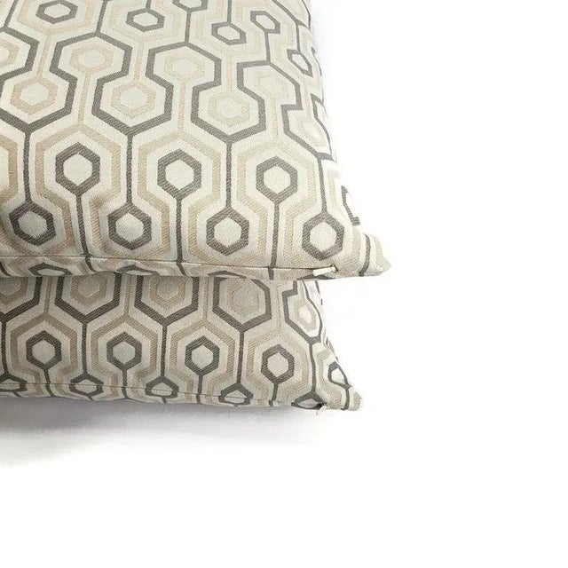 Metal Pindler Tillman in Moonstone Pillow Cover For Sale - Image 7 of 8