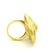 Mid-Century Modern 1970s Italian Modernist 18k Gold Openwork Spiral Statement Ring, Size 6 For Sale - Image 3 of 15