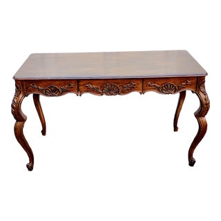 1980s Vintage French Provincial One Draw Writing Desk For Sale