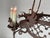 1940s Forged Iron Dragon Chandelier For Sale - Image 10 of 11