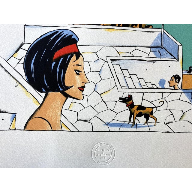 Modern Jacques De Loustal, Tarats, Lithograph For Sale - Image 3 of 7