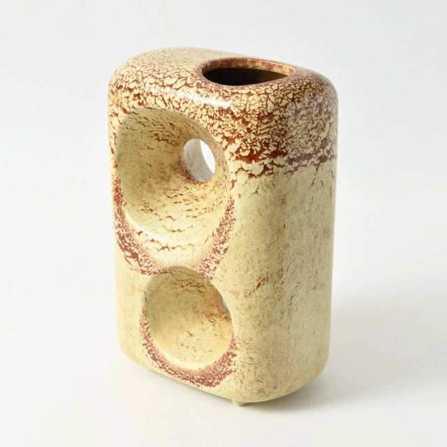 Italian Ceramic Vase from Bertoncello, 1970s For Sale - Image 10 of 11