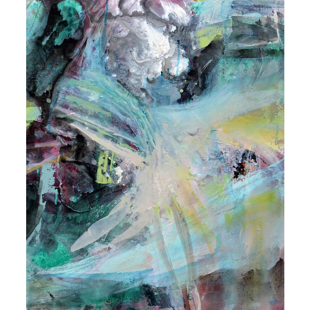 Falling Together, Large-Scale Contemporary Multi-Color Abstract For Sale In Monterey, CA - Image 6 of 6