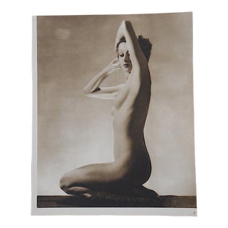 Vintage Art Deco Nude Photogravure For Sale