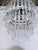 Vintage 1960s Italian Brass Rim Upside Down Layered Chandelier For Sale In New York - Image 6 of 9