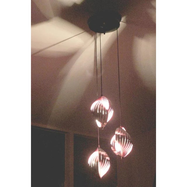 Vintage Space Age Pendant Light from Lyfa, 1970s For Sale - Image 14 of 17