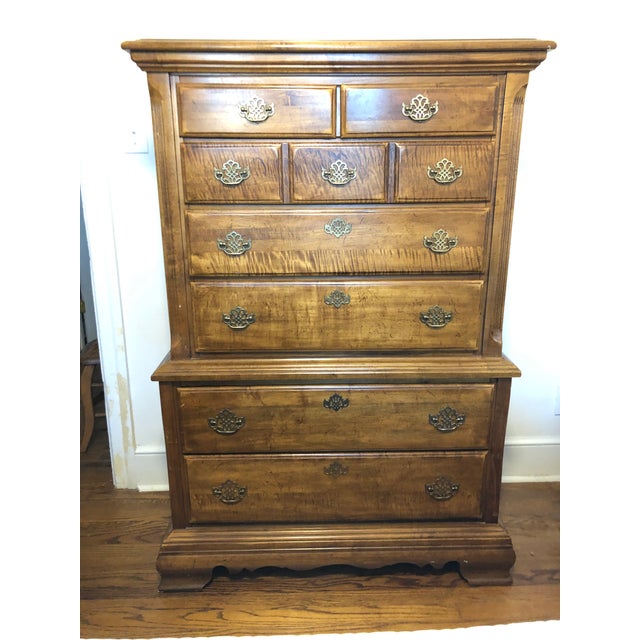 1960s Traditional Wooden Chest Of Drawers Chairish