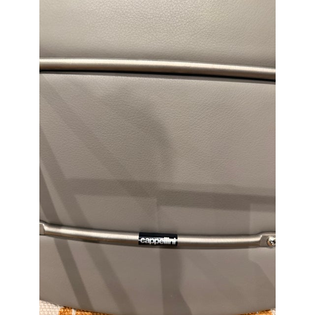 Modern Two Jasper Morrison Padded Leather Stools W/ 2 Bonus Hi Pad Seat Pads For Sale - Image 3 of 7