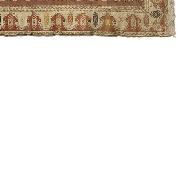 Vintage Turkish Oushak Rug For Sale - Image 5 of 6