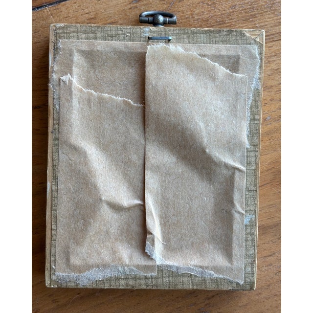 2025 Wellon Bridgers Original Oil Mountain and Meadow in Vintage Frame For Sale - Image 4 of 5