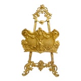 Gilt Brass Card Holder 19th Century For Sale