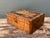 Vintage Wood Inlay Writing Desk With Inkwells For Sale - Image 10 of 14