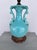 Ceramic Vintage Art Deco Turquoise Ceramic Urn Shape Lamp For Sale - Image 7 of 7
