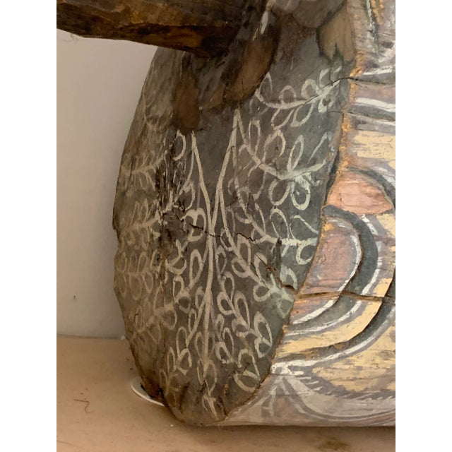 1960s Papua New Guinea Drum Tribal Use For Sale - Image 4 of 12