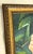 Textile Original Signed and Framed Painting on Canvas 'Pretty Hibiscus' For Sale - Image 7 of 14