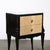 Art Deco Directoire Style Ebonized Nightstands W/Shagreen Fronts & Mirrored Tops For Sale - Image 12 of 18