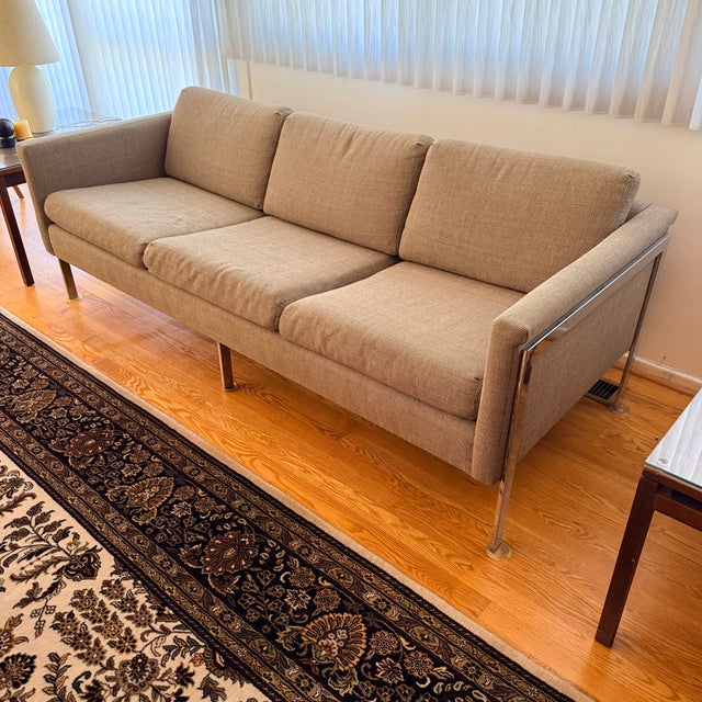 Mid Century Sofa in the Style of Milo Baughman, Early 1970s For Sale - Image 9 of 11