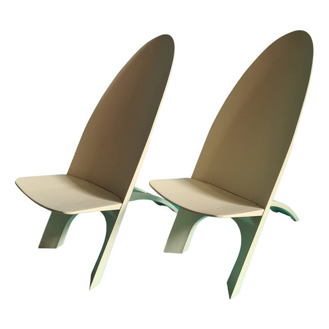 Exterior Lounge Chairs by Dr. B Schwarz for Demury, 1980s, Set of 2 For Sale