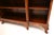 Antique Walnut Breakfront Open Bookcase, 1920 For Sale - Image 10 of 11