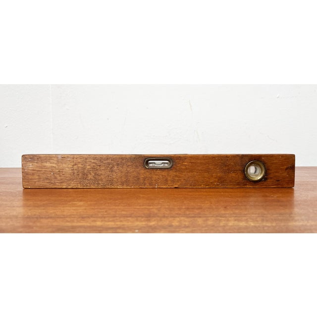 Mid-Century Modern German Teak Waterlevel, 1950s For Sale - Image 5 of 18