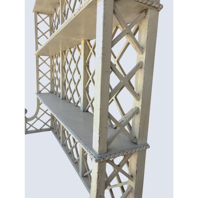 Mid Century Louis XVI Style Hutch For Sale In Los Angeles - Image 6 of 7