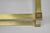 Mid 20th Century Vintage Mastercraft Hollywood Regency Square Brass Coffee Table Base Only For Sale - Image 5 of 16