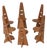 Chairs with Adjustable Seating Height in the style of Gijs Boelaars, 1973, Set of 6 For Sale