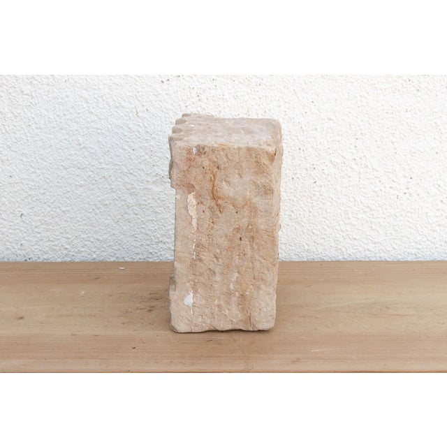 Indian Small Temple Facade, Antique Stone Niche For Sale - Image 3 of 7