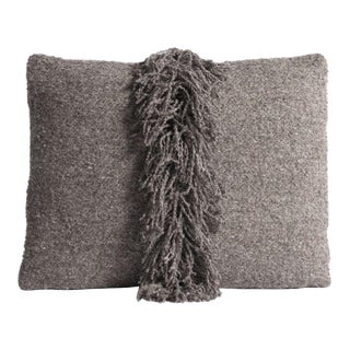 Lancaster Signature Fringe Pillow in Berber Nut For Sale
