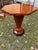 Fine octagonal Art Deco salon side table. "Tulip table". The Amboyna veneer has been professionally varnished to a high...