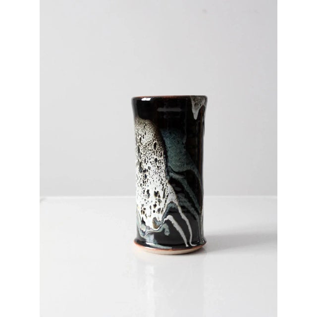 Ceramic Vintgae Studio Pottery Vase For Sale - Image 7 of 10