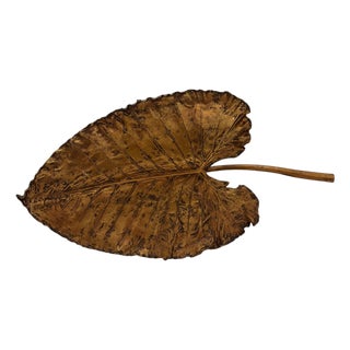 Gilded Canopy Leaf Wall Decor - Small For Sale