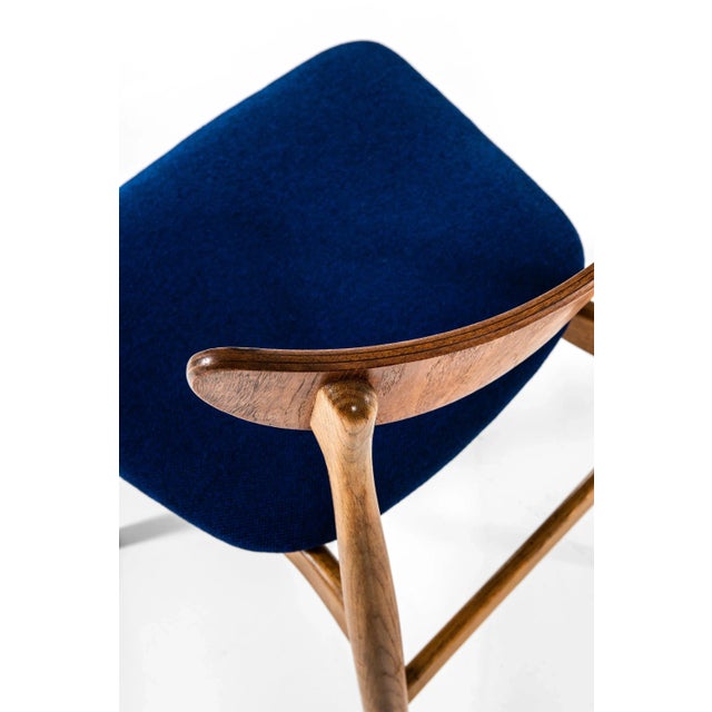 Blue Vintage Danish Dining Chairs, Set of 6 For Sale - Image 8 of 16