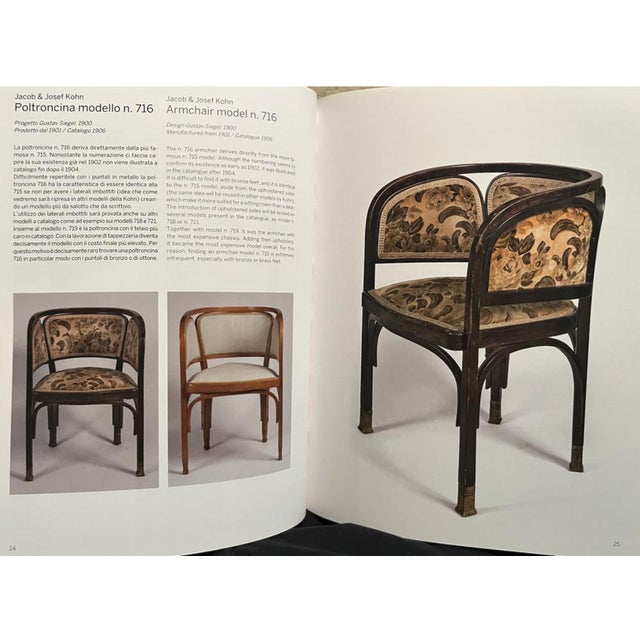 Original Art Nouveau Armchair Model 716/F by Gustav Siegel for Jacob & Josef Kohn, 1901 For Sale - Image 6 of 18