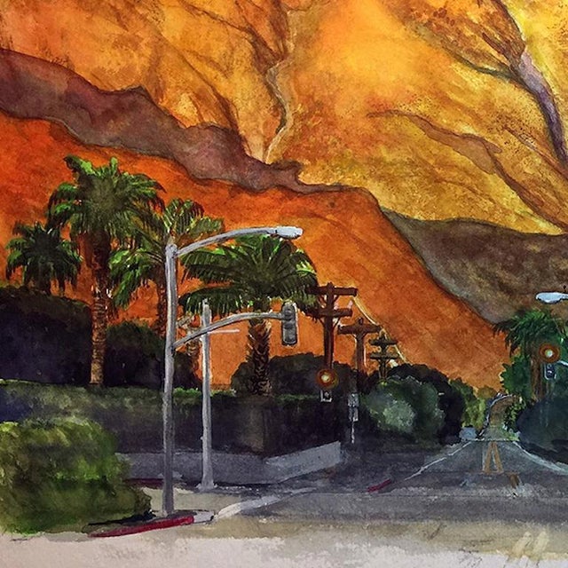 Impressionist Duke Windsor, Impressionist Cityscape, "At Sunrise Way, Turn Right" For Sale - Image 3 of 3