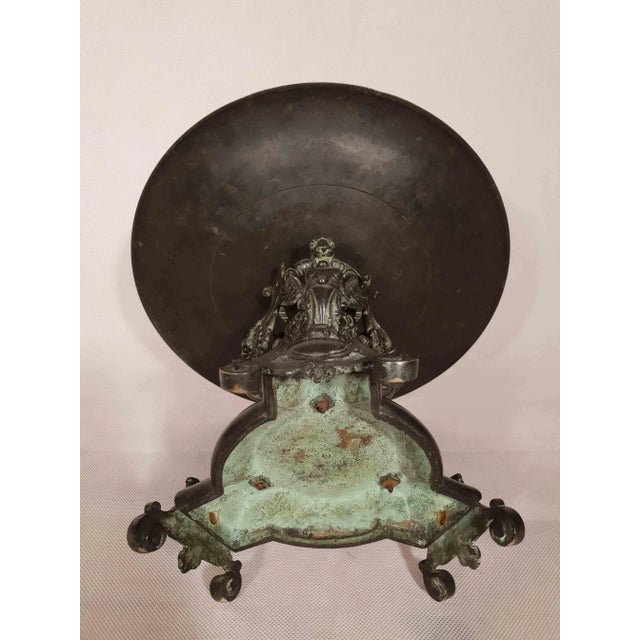 Late 19th Century Antique Patinated Tazza, 1873 For Sale - Image 5 of 15