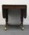 Craddock Furniture Solid Mahogany Traditional Duncan Phyfe Style 70" Drop Leaf Pedestal Dining Table W. Self Storing Leaf For Sale - Image 10 of 12