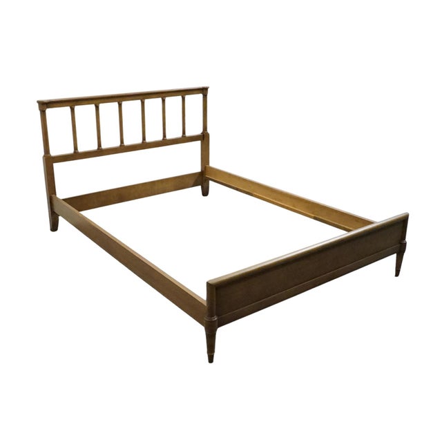 DREXEL FURNITURE Walnut Early American Shaker Style Full Size Bed J15-1 38.5" High 56.5" Wide 80.25" Deep Mattress Area:...
