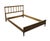 DREXEL FURNITURE Walnut Early American Shaker Style Full Size Bed J15-1 38.5" High 56.5" Wide 80.25" Deep Mattress Area:...