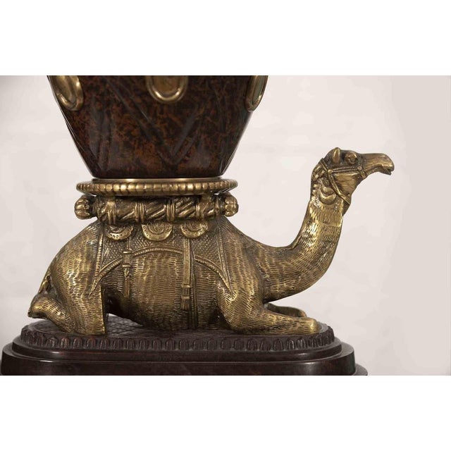 Metal Vintage Orientalist Camel Table Lamp, Mid-20th-Century For Sale - Image 7 of 8