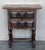Spanish 20th Century Pair of Spanish Nightstands With Two Drawers and Iron Hardware For Sale - Image 3 of 9