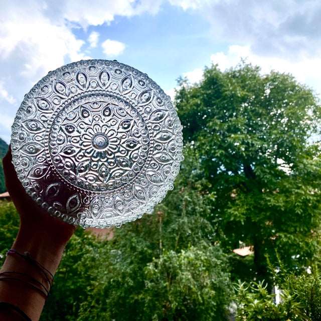 Mid-Century Glass Wall / Ceiling Lamp, Italy, 1950s For Sale - Image 15 of 16