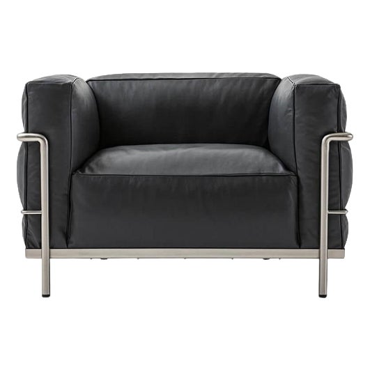 C3 Armchair by Le Corbusier, Jeanneret and Charlotte Perriand for Cassina For Sale