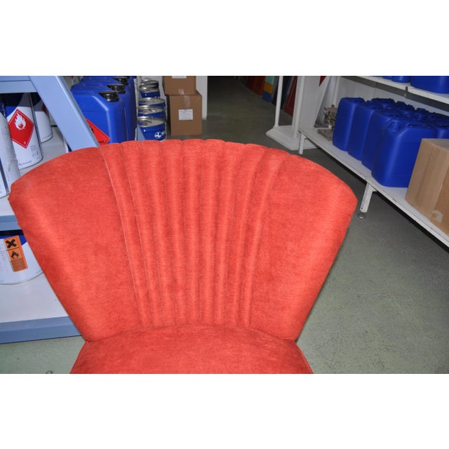 - A 1950s cocktail chair - Solid beech inner frame and solid beech legs - This chair was fully and professionally re-...