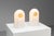 White Opal Glass Table Lamps with Brass Detail from Peill & Putzler, 1970s, Set of 2 For Sale - Image 4 of 16