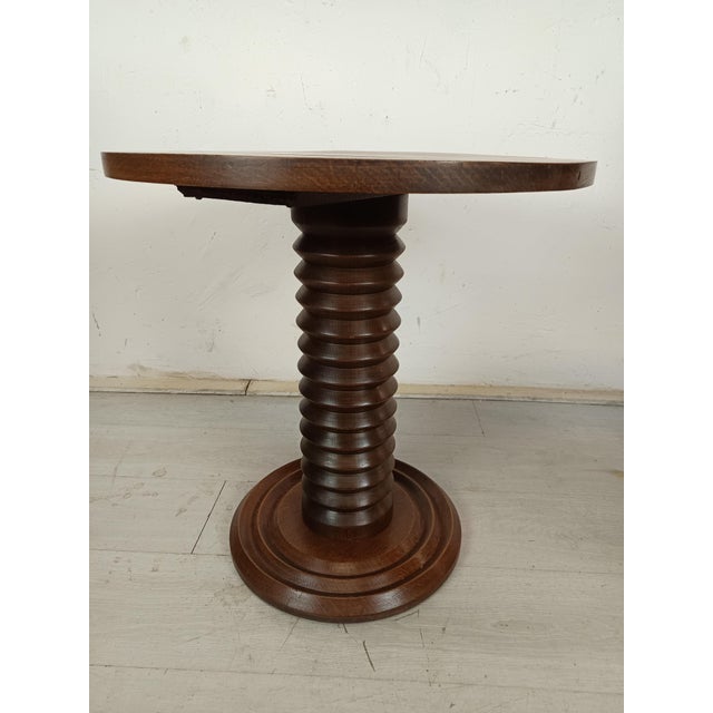 Brutalist Guéridon Table by Charles Dudouyt, 1940s For Sale - Image 4 of 18