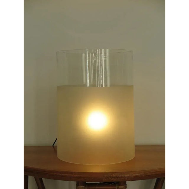 Italian table lamp "Fatua" model 279 designed by Guido Rosati and produced by Fontana Arte in 1972 consisting of a large...