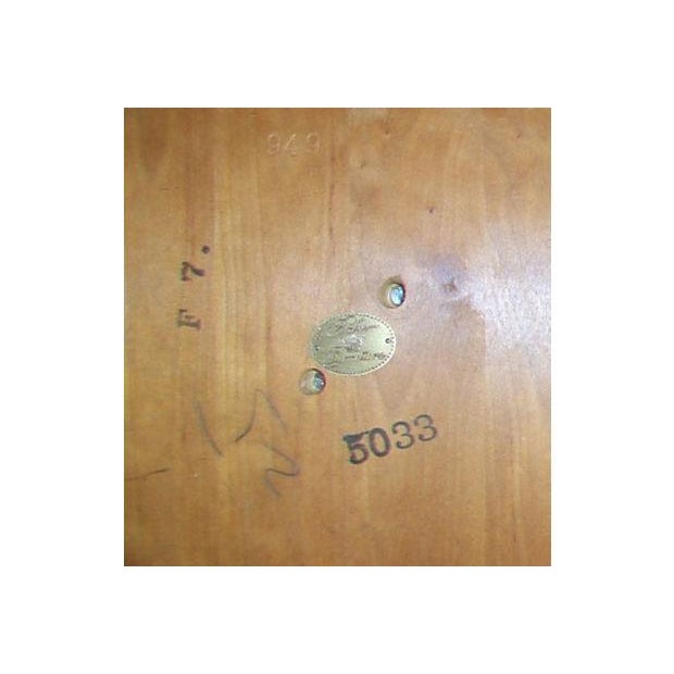 Baker Furniture Company Baker Single Pedestal End Table For Sale - Image 4 of 4