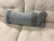 Gray Textured Gray Bolster Pillow For Sale - Image 8 of 12