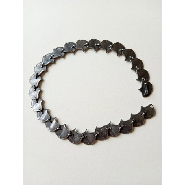 Silver Kinetic Sterling Silver Necklace, 1980s For Sale - Image 8 of 10